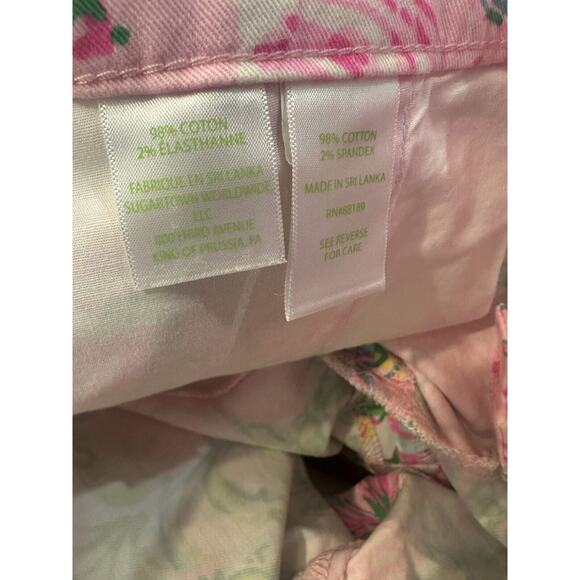 Lilly Pulitzer Buttercup Scalloped Shorts Multi-Color Floral Women's Size 2 - Picture 5 of 8
